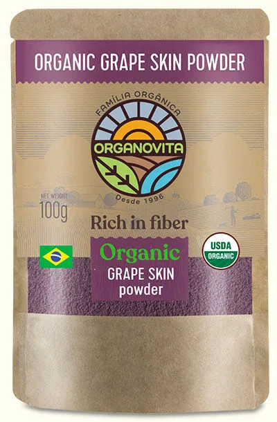 Farinha Casca de Uva Artesanu Organovita